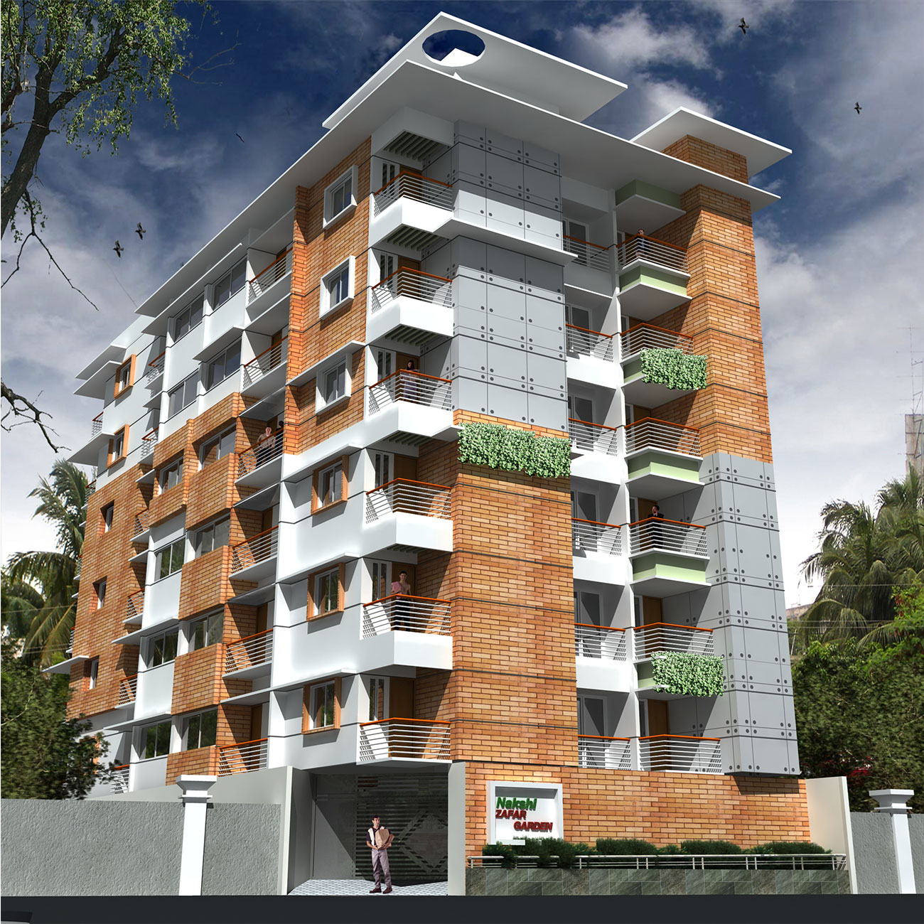 Zafar Garden | Nakshi Homes ltd